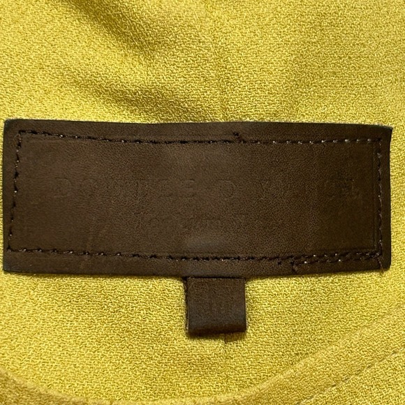 Double D Ranch Yellow Linen Blend Sleeveless Tank Maxi Dress Womens Size M -Slit - Picture 7 of 14